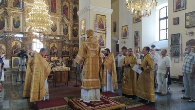 Панахиду за загиблими воїнами у Свято-Успенському соборі Панахиду за загиблими воїнами у Свято-Успенському соборі