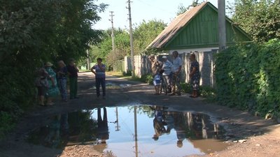 У селі на Черкащині дорога "тоне" після дощів: що каже місцева влада