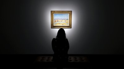 Анджеліна Джолі продає на аукціоні картину Черчилля Анджеліна Джолі продає на аукціоні картину Черчилля