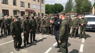 До одеських нацгвардійців прибуло підкріплення До одеських нацгвардійців прибуло підкріплення