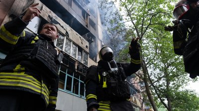 Наслдіки обстрілу Херсона