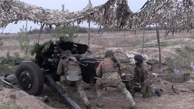 На Херсонщині біля адмінкордону з окупованим Кримом тривають масштабні військові начання На Херсонщині біля адмінкордону з окупованим Кримом тривають масштабні військові начання