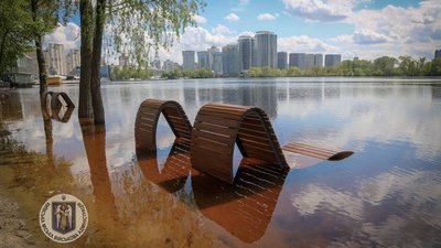 У Києві зафіксували найвищий рівень води у річці Дніпро цієї весни — КМВА