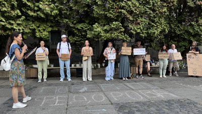 21 день поспіль в Ужгороді проводять мирну акцію проти відставки міністра оборони Федорова