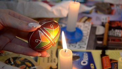 Тернопільські пластуни разом виготовляли писанки Тернопільські пластуни разом виготовляли писанки