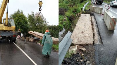 На Волині дорожники відремонтували пошкоджений міст