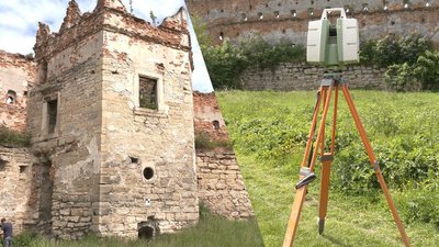 Фотографували дронами та сканували лазером: на Львівщині оцифрували Старосільський замок