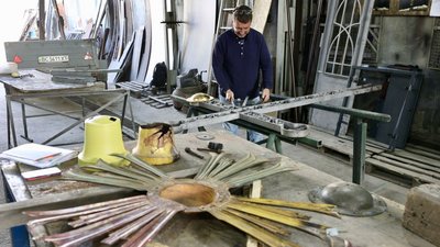 Реставрація хреста із собору св. Юра