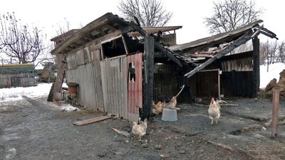 Пожежа в родині волонтера на Волині