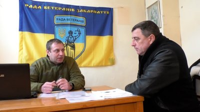 Філію громадської організації «Рада ветеранів Закарпаття» відкрили у Виноградові