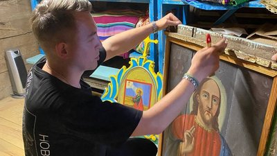 Юрій Велінець, Хлібний Спас, Ікона, вивчення ікон, храм Заболотці