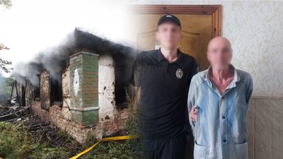 Підпал на Чернігівщині: затримали чоловіка, який через сварку підпалив хату знайомої