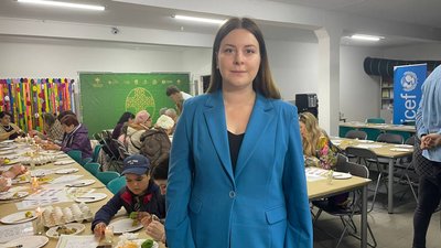 майстерклас з писанкарства в Тернополі, Начальниця молодіжної політики Тернопільської міськради Христина Білінська