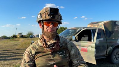 Керівник пошукового загону АДВІС "Плацдарм" Олексій Юков Донецька область