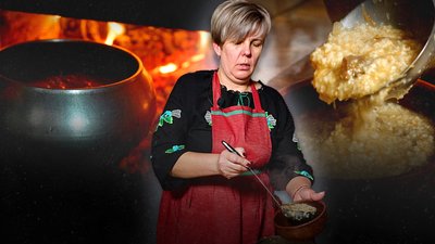 Куліш з грибами