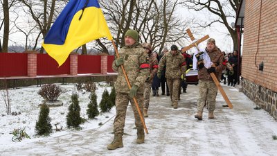 прощання з Іваном Доценком, прощання з військовим у селі Кульчин