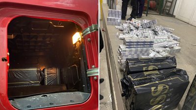 Майже 2 тисячі пачок сигарет виявили у вантажівці іноземця закарпатські митники