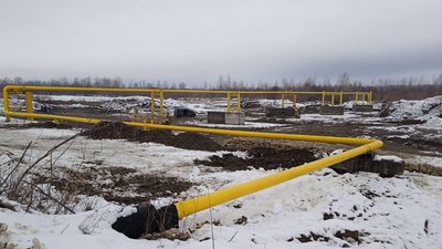 У Чернівецькій області змонтували газопровід: ще проводять випробовування У Чернівецькій області змонтували газопровід: ще проводять випробовування