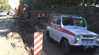 Під час будівництва дороги на Хмельниччині робітники знайшли артилерійськи снаряд