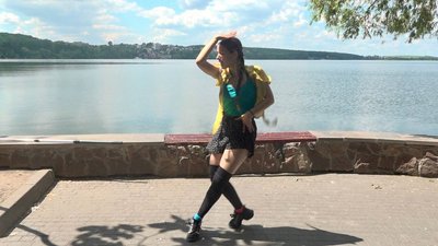 Майстриня спорту міжнародного класу з Харкова вчить тернополян танцювати Майстриня спорту міжнародного класу з Харкова вчить тернополян танцювати