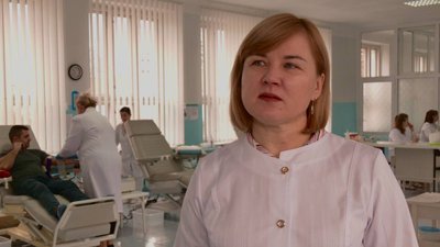 Віра Монастирська, завідувачка донорського центру в Тернополі Віра Монастирська, завідувачка донорського центру в Тернополі
