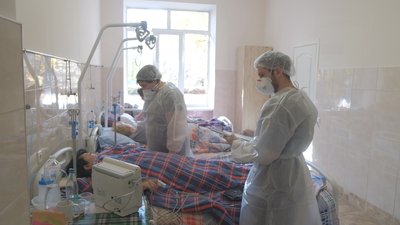 Вінницька інфекційна лікарня на 70% заповнена хворими на COVID-19 Вінницька інфекційна лікарня на 70% заповнена хворими на COVID-19