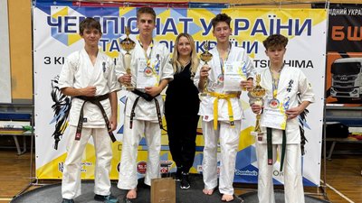 кіокушинкайкан карате, карате, кдюсш 1 тернопіль, чемпіонат україни, кубок україни