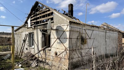 У селі Правдине зруйновані або пошкоджені 424 будинки У селі Правдине зруйновані або пошкоджені 424 будинки