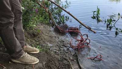 У річці під Луцьком знайшли мішки з ізоляцією від кабелів: екологи шукають винних У річці під Луцьком знайшли мішки з ізоляцією від кабелів: екологи шукають винних