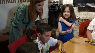 Майстерклас для дітей з виготовлення паперових котиків Майстерклас для дітей з виготовлення паперових котиків
