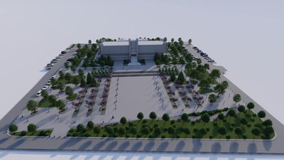 У Луцьку розпочали реконструкцію площі перед Палацом урочистих подій