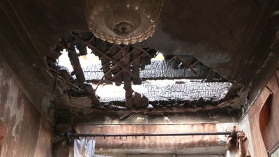 Пожежа у Харкові: 10 погорільців поселили до соціального готелю Пожежа у Харкові: 10 погорільців поселили до соціального готелю