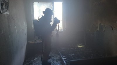 На Херсонщині горів житловий будинок На Херсонщині горів житловий будинок