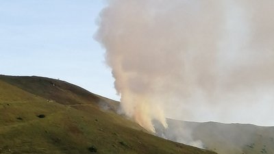 На Закарпатті горіла суха трава – вогнем знищено 4 гектари сухостою На Закарпатті горіла суха трава – вогнем знищено 4 гектари сухостою
