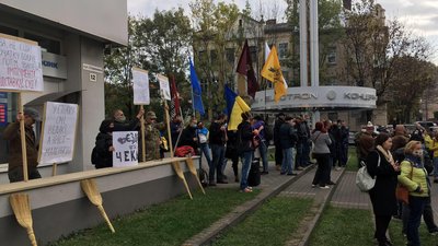 Розгляд справи Звіробій і Федини перенесли. Біля суду пікет