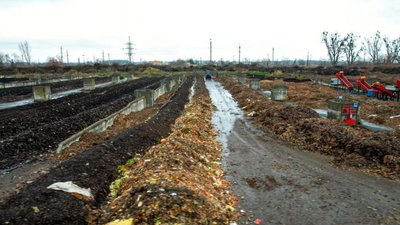 Майже 7000 тонн органіки привезли на львівську компостувальну станцію впродовж 2022 року