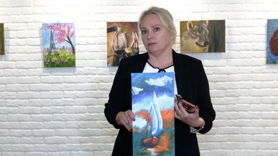 У Рівному проводять благодійну виставку-аукціон картин ветеранів "Мистецтво, що рятує життя"
