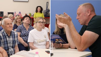 Ветеран ЗСУ Андрій Фролов презентував в Ужгороді книгу "Позивний "Меджік"
