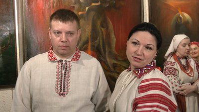 Переселенці з Маріуполя зіграли у Рівному весілля у традиціях давнього Полісся Переселенці з Маріуполя зіграли у Рівному весілля у традиціях давнього Полісся