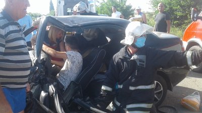 Внаслідок ДТП на Запоріжжі постраждало 6 людей, з них 4 дитини Внаслідок ДТП на Запоріжжі постраждало 6 людей, з них 4 дитини