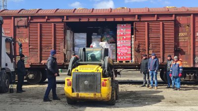До Полтави привезли 131 тонну гуманітарної допомоги
