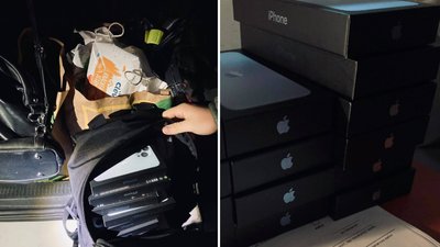 14 незадекларованих iPhone 13 Pro на понад 500 тисяч гривень вилучили закарпатські митники