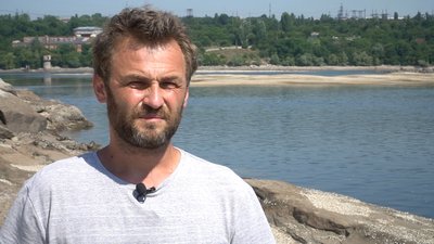 Внаслідок підриву Каховської ГЕС висохли майже 70% хортицьких плавнів у Запоріжжі Внаслідок підриву Каховської ГЕС висохли майже 70% хортицьких плавнів у Запоріжжі