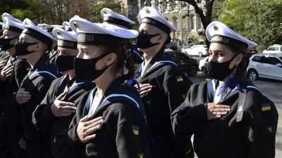 В Одесі першокурсники Військово-морського ліцею присягнули на вірність Україні