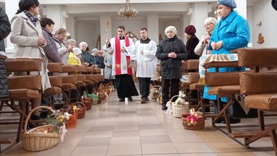 У Тернополі християни західного обряду освятили великодні кошики У Тернополі християни західного обряду освятили великодні кошики