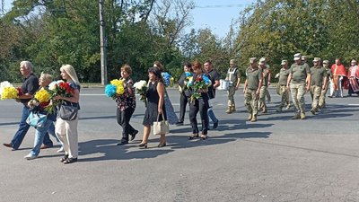 Похоронна процесія за Юрієм Зливком Похоронна процесія за Юрієм Зливком