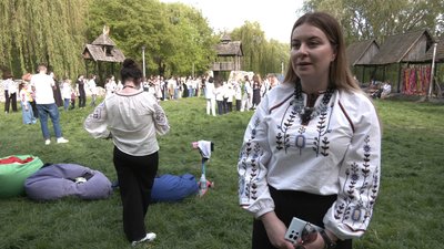 Начальниця управління молодіжної політики Тернопільської міськради Христина Білінська, гаївки