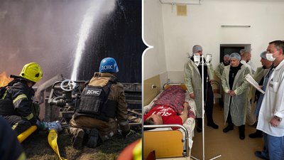 Після обстрілу Полтавщини 12 рятувальників залишаються в лікарні: який їхній стан