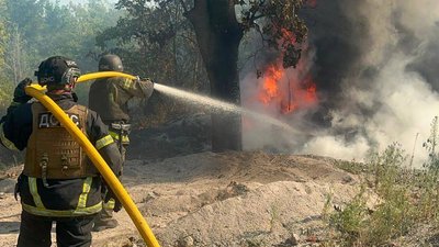 Обстріл, війна, пожежа, Нікополь