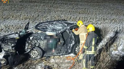 На Полтавщині в аварії загинула водійка легковика